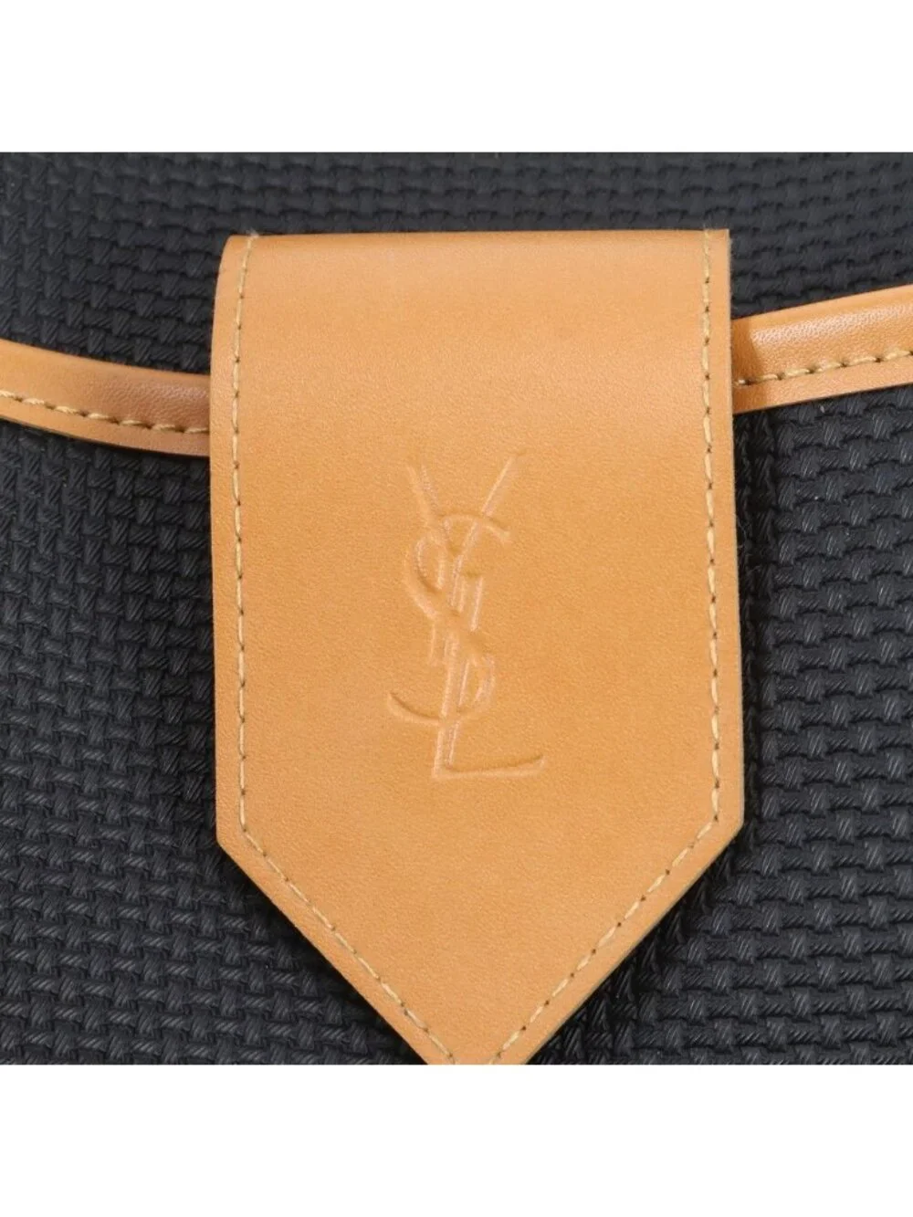 Saint Laurent YSL Boston Bag Tote Carry Leather Black